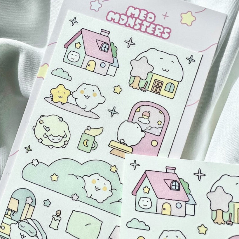 にゃんにゃんステッカー【にゃんの夢であそぼ】