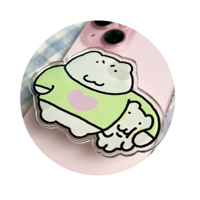 にゃんモンスマホグリップ【ぼくが守る!】