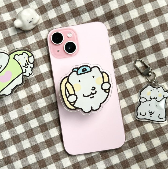 にゃんにゃんスマホグリップ【鼻水にゃん】