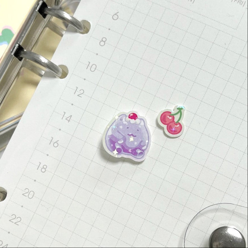 (NEW)にゃんにゃんステッカー【にゃんクマゼリー】