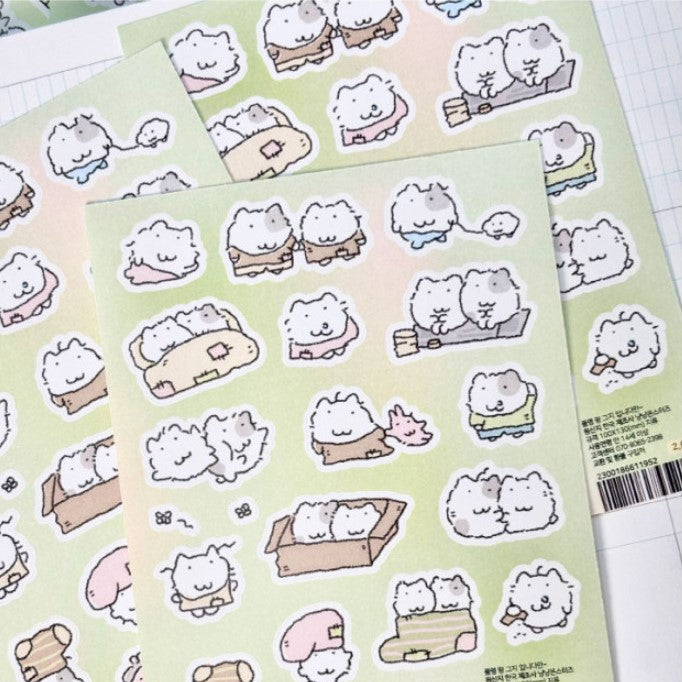 (NEW)にゃんモンステッカー【めっちゃ貧乏です!】