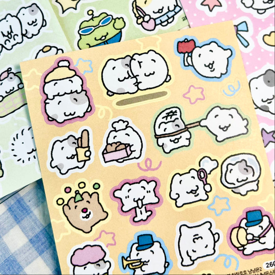 にゃんモンステッカー【にゃんモンと仲間②】