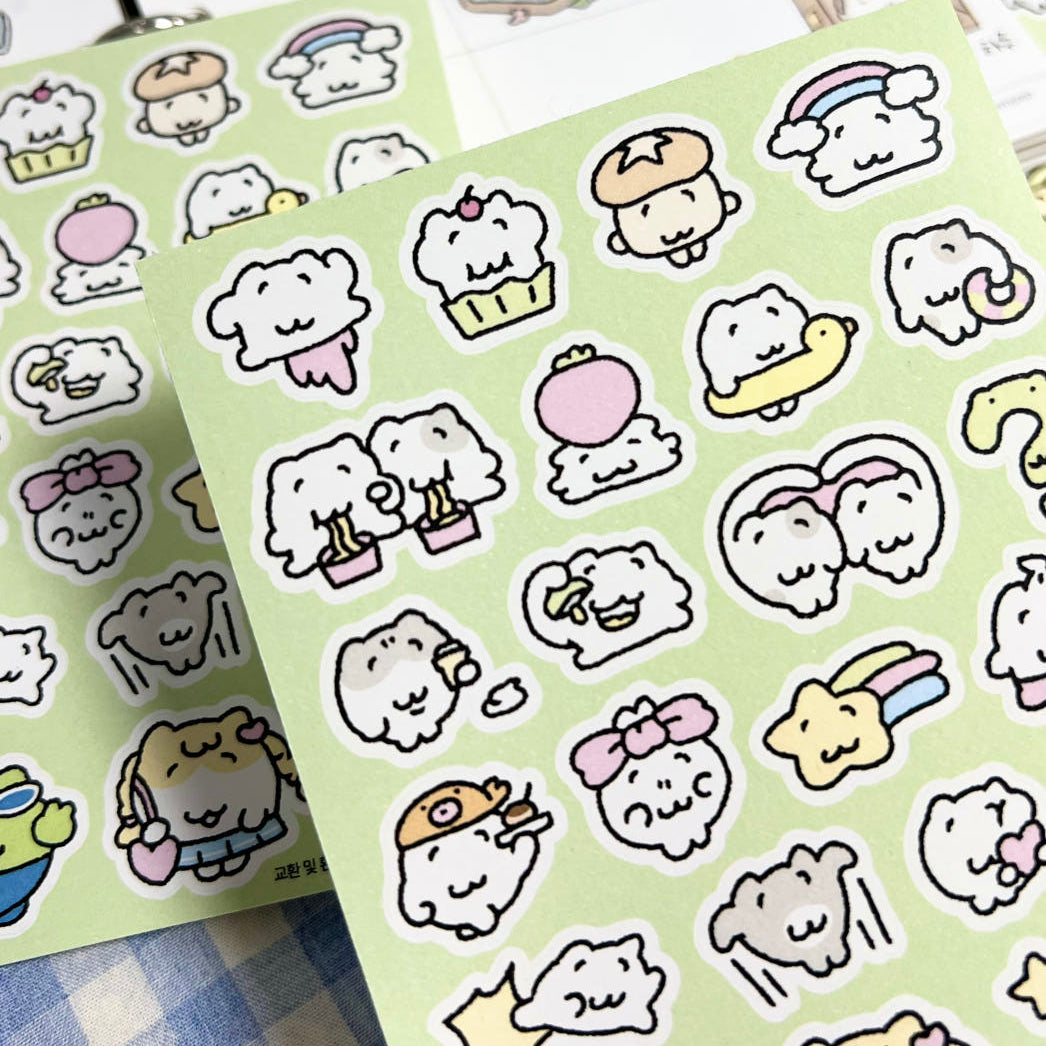 にゃんモンステッカー【にゃんモンと仲間①】