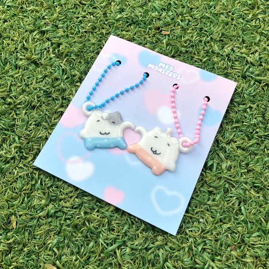 にゃんモンキーホルダー【ラブラブにゃんモン♡】