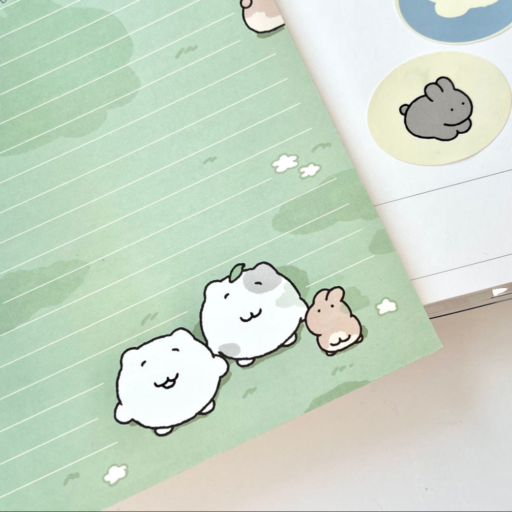 にゃんモン手紙セット【きみと見る空】