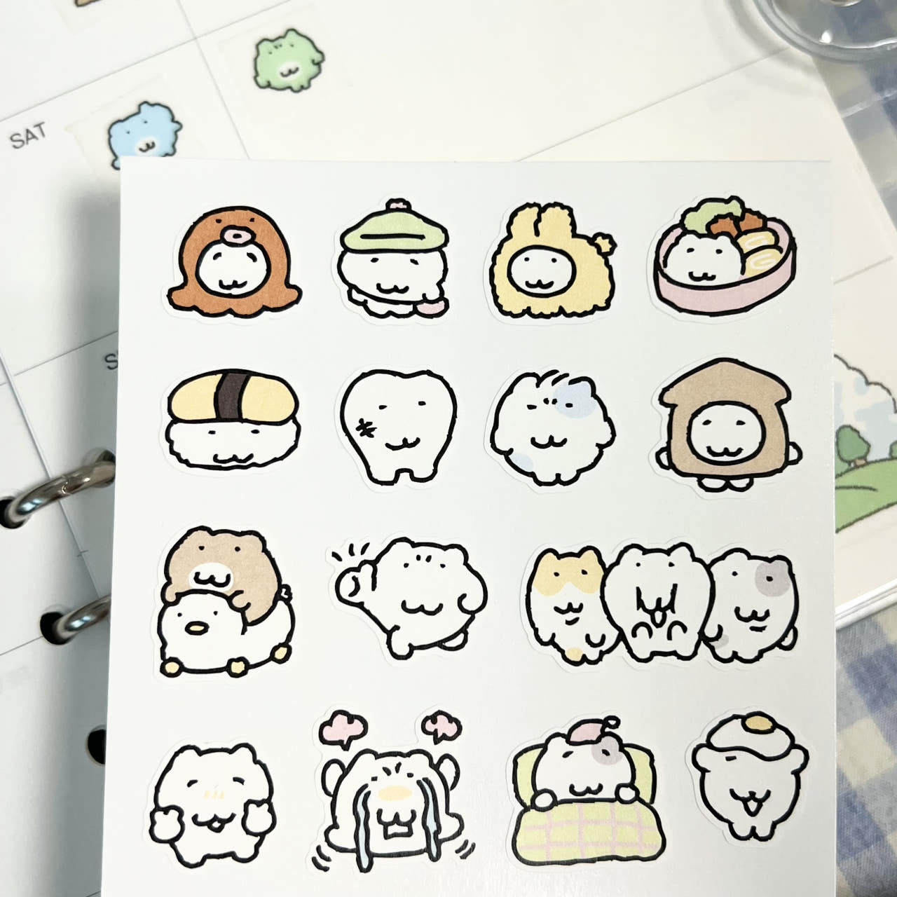 にゃんモンステッカー【にゃんモンと仲間③】