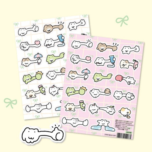 にゃんモンステッカー【のびたよmini】