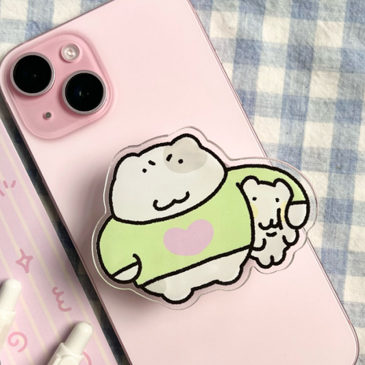 にゃんモンスマホグリップ【ぼくが守る！】