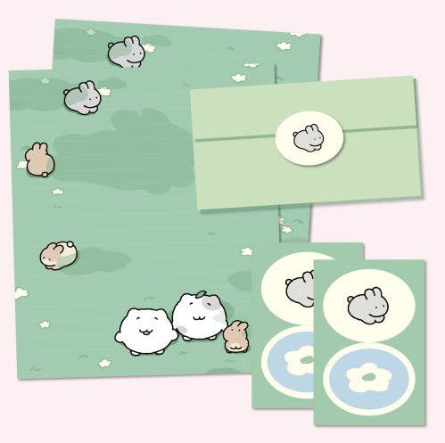 にゃんモン手紙セット【きみと見る空】