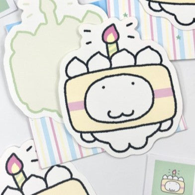 おめでとう手紙セット③ケーキ一口どう？