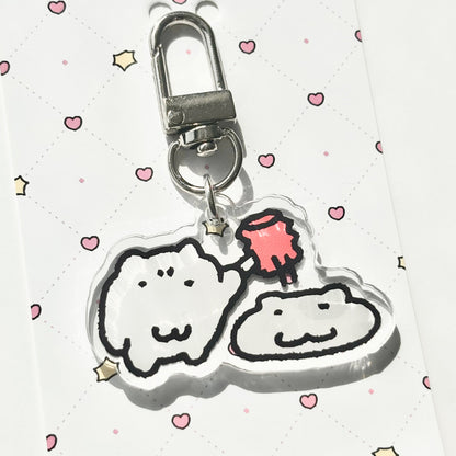 にゃんモンアクリルキーホルダー【モン！こらっ】
