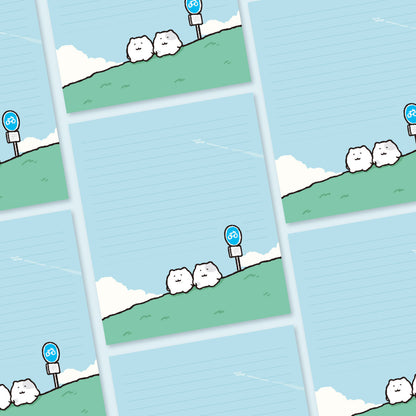 にゃんモン手紙セット【青空の下で】