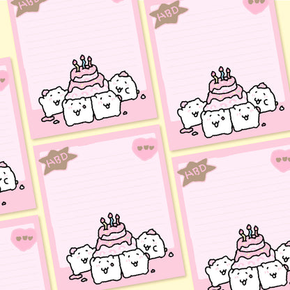 にゃんにゃん手紙セット【お誕生日おめでとう】
