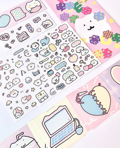 にゃんモンステッカーパック【 にゃんモンワールド10種セット】