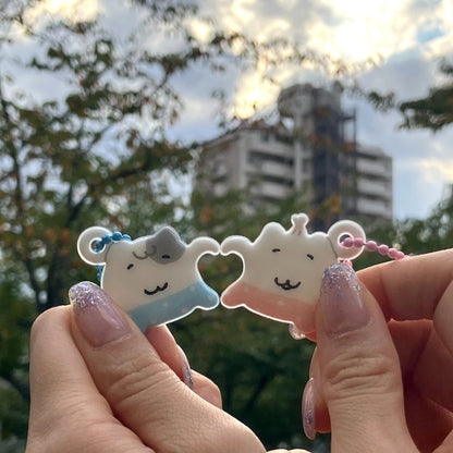 にゃんモンキーホルダー【ラブラブにゃんモン♡】