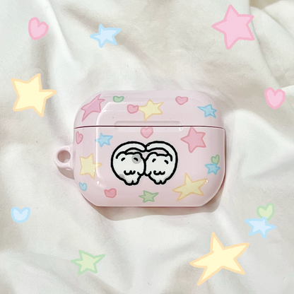 にゃんモン　らぶらぶAirPods Pro 2ハードケース