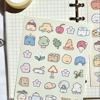 にゃんモンステッカーパック【にゃんモンワールド 7種セット】