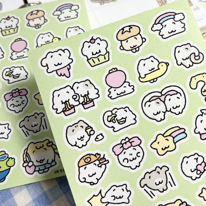 にゃんモンステッカー【にゃんモンと仲間①】