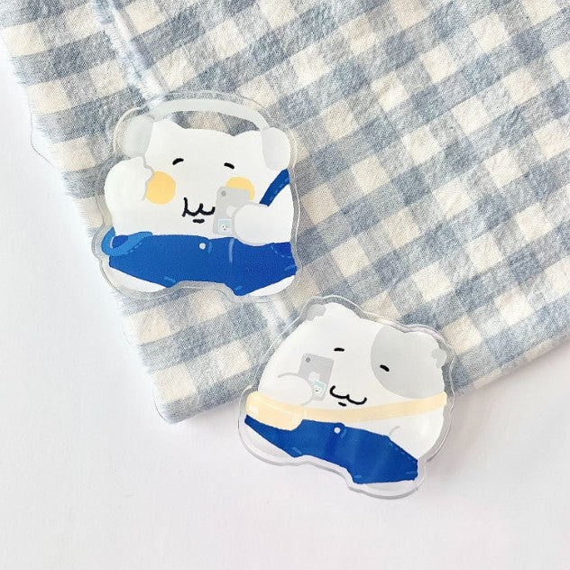 にゃんモンスマホグリップ【お揃いにゃんモン（2種）】