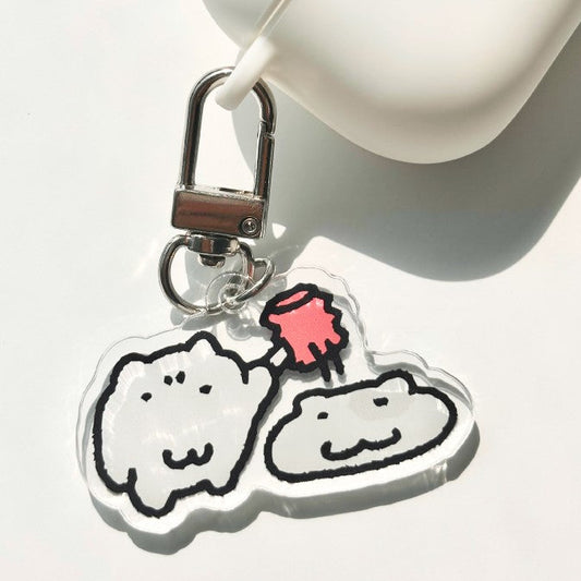 にゃんモンアクリルキーホルダー【モン！こらっ】