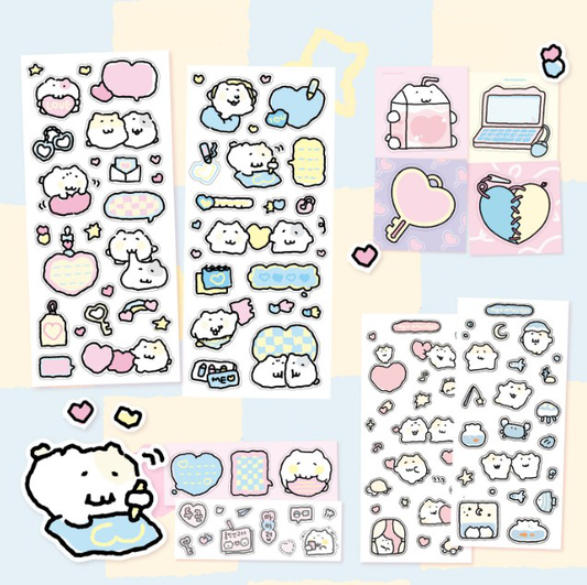 にゃんモンステッカーパック【 にゃんモンワールド10種セット】