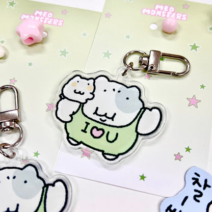 にゃんモンアクリルキーホルダー【たくましいモン】