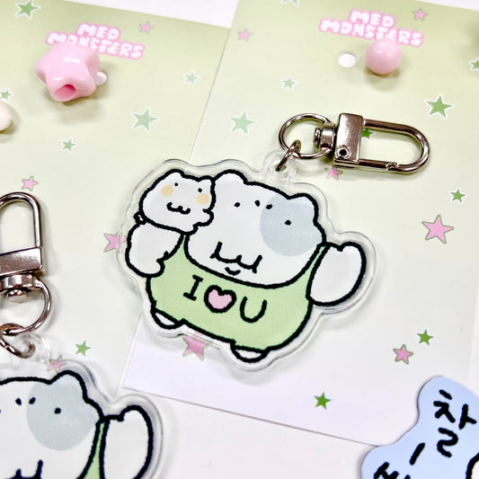 にゃんモンアクリルキーホルダー【たくましいモン】